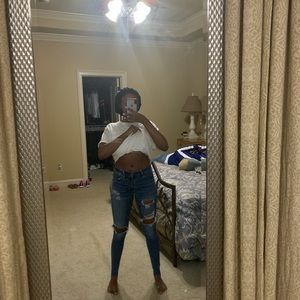 Medium wash American Eagle jeggings